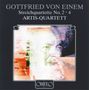 Gottfried von Einem (1918-1996): Streichquartette Nr.2 &amp; 4, CD