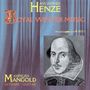Hans Werner Henze (geb. 1926): Royal Winter Music für Gitarre, CD