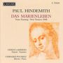 Paul Hindemith (1895-1963): Das Marienleben op.27, CD