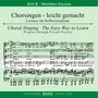 Chorsingen leicht gemacht:Bach,Matthäus-Passion (Bass), 2 CDs