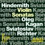 Paul Hindemith (1895-1963): 4 Sonaten für Violine &amp; Klavier, CD