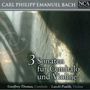 Carl Philipp Emanuel Bach (1714-1788): Sonaten für Violine &amp; Cembalo Wq.75,76,78, CD