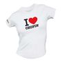 I Love Chopin, Girlie, weiß (Größe S), T-Shirt