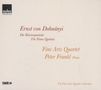 Ernst von Dohnanyi (1877-1960): Die Klavierquintette, CD