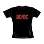 AC/DC: Red Logo Skinny (Größe S), T-Shirts