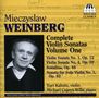 Mieczyslaw Weinberg (1919-1996): Sämtliche Violinsonaten Vol.1, CD