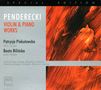 Krzysztof Penderecki (geb. 1933): Sonaten für Violine &amp; Klavier Nr.1 &amp; 2, CD