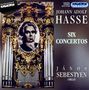 Johann Adolph Hasse (1699-1783): Konzerte Nr.1-6 für Orgel solo, CD