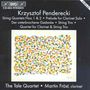 Krzysztof Penderecki (geb. 1933): Streichquartette Nr.1 &amp; 2, CD