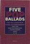 Div-Gsg: Five Pop Ballads, Noten