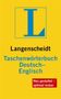 Langenscheidt Taschenwörterbuch Deutsch - Englisch, Buch