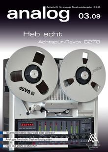Zeitschriften: analog - Zeitschrift für analoge Musikwiedergabe  03/2009, Buch