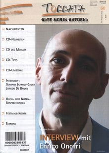 Zeitschriften: TOCCATA - Alte Musik aktuell (60), Buch