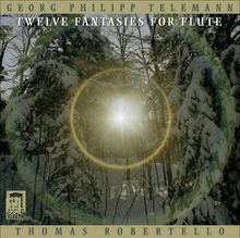  Telemann / robertello: Twelve Fantasies For Flute, CD