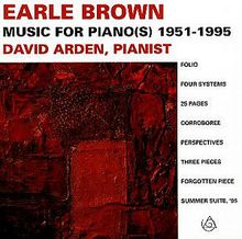Earle Brown (1926-2007): Klavierwerke, CD