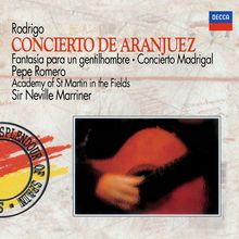 Joaquin Rodrigo (1902-1999): Concierto de Aranjuez für Gitarre & Orchester, CD