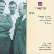 Benjamin Britten (1913-1976): Serenade für Tenor,Horn & Streicher op.31, CD