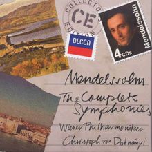 Felix Mendelssohn Bartholdy (1809-1847): Symphonien Nr.1-5, 4 CDs