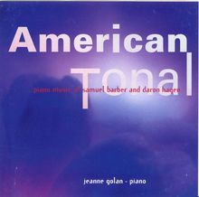 Samuel Barber (1910-1981): Klaviersonate op.26, CD