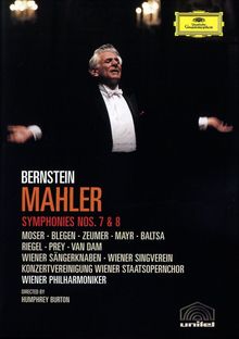 Gustav Mahler (1860-1911): Bernstein/Mahler DVD-Edition - Symphonien Nr.7 & 8, 2 DVDs