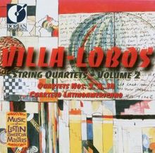Heitor Villa-Lobos (1887-1959): Streichquartette Nr.3,8,14, CD