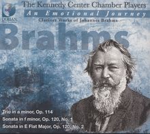 Johannes Brahms (1833-1897): Sonaten für Klarinette & Klavier op.120 Nr.1 & 2, CD
