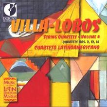 Heitor Villa-Lobos (1887-1959): Streichquartette Nr.2,12,16, CD