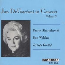 Jan de Gaetani - In Concert Vol.2, CD
