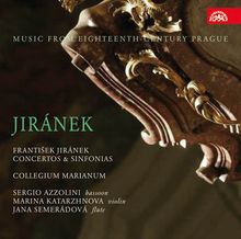 Frantisek Jiranek (1698-1778): Sinfonias D-Dur & F-Dur, CD