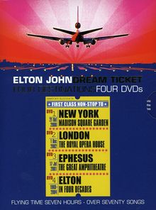 Elton John: Dream Ticket, 4 DVDs