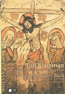 Johann Sebastian Bach (1685-1750): Markus-Passion nach BWV 247, DVD