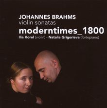 Johannes Brahms (1833-1897): Sonaten für Violine & Klavier Nr.1-3, CD