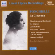 Amilcare Ponchielli (1834-1886): La Gioconda, 3 CDs