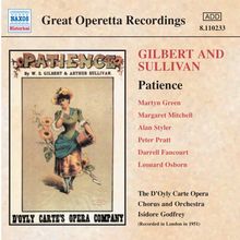 Arthur Sullivan (1842-1900): Patience, CD