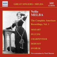 Nellie Melba - The Complete American Recordings Vol.3, CD