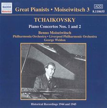 Benno Moiseiwitsch,Klavier Vol.3, CD