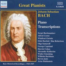Johann Sebastian Bach (1685-1750): Transkriptionen f.Klavier, CD