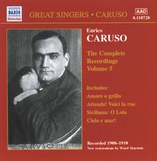 Enrico Caruso:The Complete Recordings Vol.5, CD