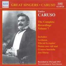 Enrico Caruso:The Complete Recordings Vol.7, CD