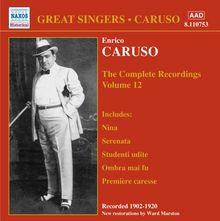 Enrico Caruso:The Complete Recordings Vol.12, CD