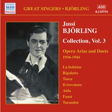 Jussi Björling - Collection Vol.3, CD