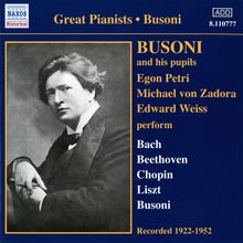 Busoni & his pupils, CD