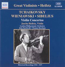 Heifetz spielt Violinkonzerte, CD