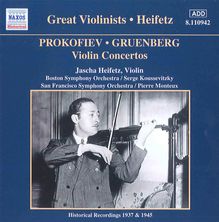 Heifetz spielt Violinkonzerte, CD
