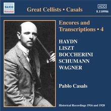 Pablo Casals - Encores and Transkriptions Vol.4, CD