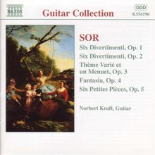 Fernando Sor (1778-1839): Divertimenti opp.1 & 2, CD