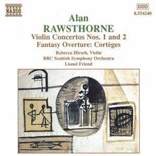 Alan Rawsthorne (1905-1971): Violinkonzerte Nr.1 & 2, CD