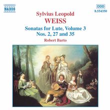 Silvius Leopold Weiss (1687-1750): Lautensonaten Vol.3, CD