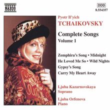 Peter Iljitsch Tschaikowsky (1840-1893): Sämtliche Lieder Vol.1, CD