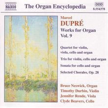 Marcel Dupre (1886-1971): Orgelwerke Vol.9, CD